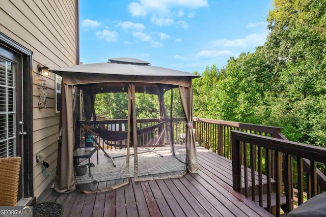 456 Crestmont Ln, Canton, GA 30114 - deck with a gazebo