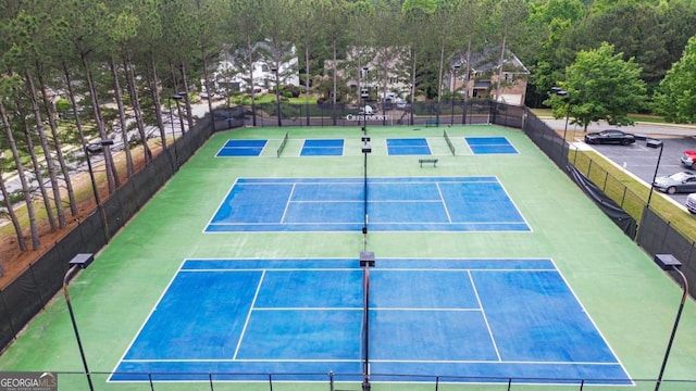456 Crestmont Ln, Canton, GA 30114 - view of tennis court