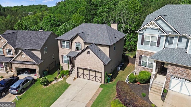 456 Crestmont Ln, Canton, GA 30114 - view from above of property featuring a forest