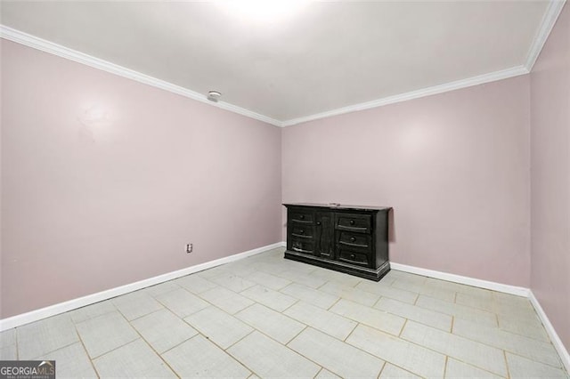 4882 Rock Haven Dr SW, Lilburn, GA 30047 - empty room with ornamental molding and baseboards