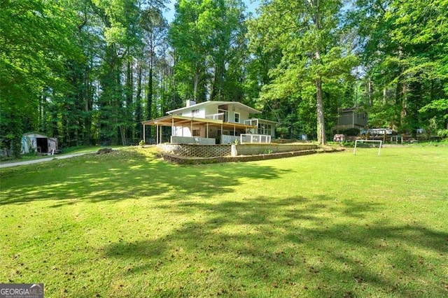 4882 Rock Haven Dr SW, Lilburn, GA 30047 - view of yard