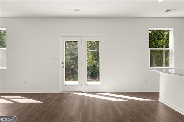 45 Vermillion Way, Covington, GA 30016 - doorway featuring wood finished floors and recessed lighting