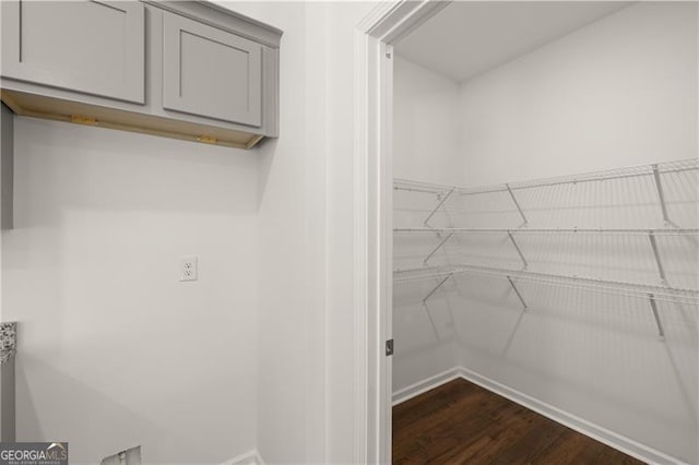 45 Vermillion Way, Covington, GA 30016 - spacious closet with dark wood-style floors