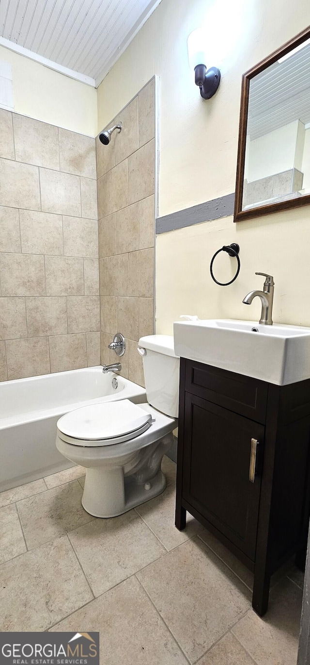 800 Verner St NW, Atlanta, GA 30318 - full bathroom featuring toilet, vanity, and tub / shower combination