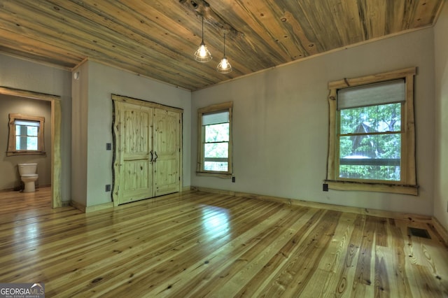 179 Huckleberry Ln, Ellijay, GA 30536 - foyer with hardwood / wood-style flooring and wooden ceiling