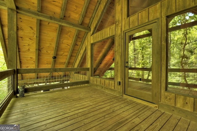179 Huckleberry Ln, Ellijay, GA 30536 - unfurnished sunroom featuring plenty of natural light