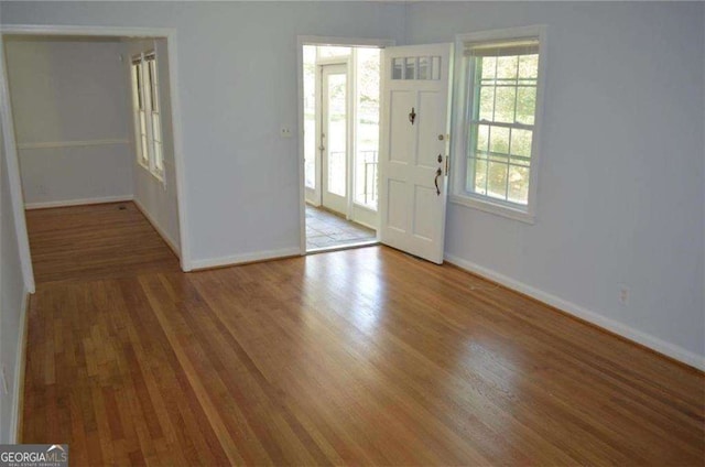 2381 Eastway Rd, Decatur, GA 30033 - foyer with baseboards and wood finished floors