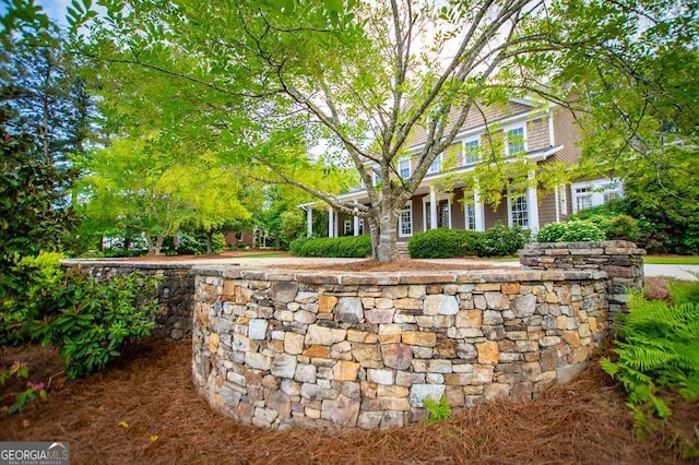 view of front of home