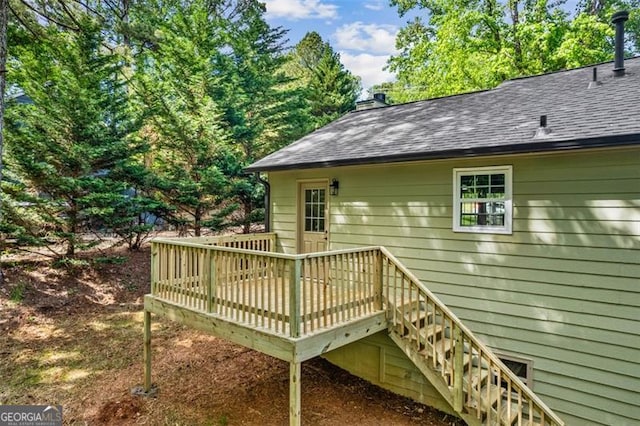 86 Williams Rd, Dallas, GA 30132 - wooden deck with stairway