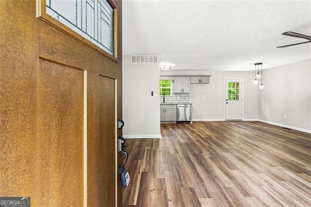 86 Williams Rd, Dallas, GA 30132 - entrance foyer featuring dark wood-style floors and baseboards