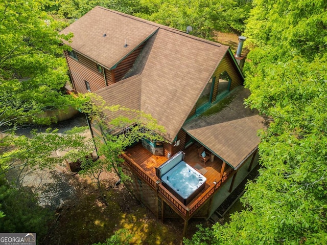 1600 My Mountain Rd, Morganton, GA 30560 - aerial view of property and surrounding area