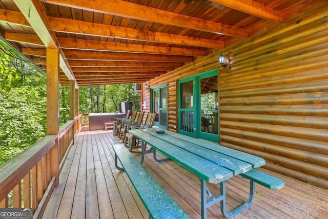1600 My Mountain Rd, Morganton, GA 30560 - view of deck