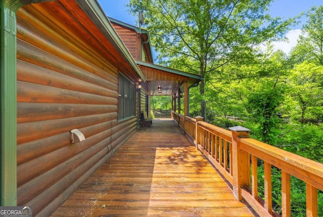1600 My Mountain Rd, Morganton, GA 30560 - view of property exterior with log veneer siding