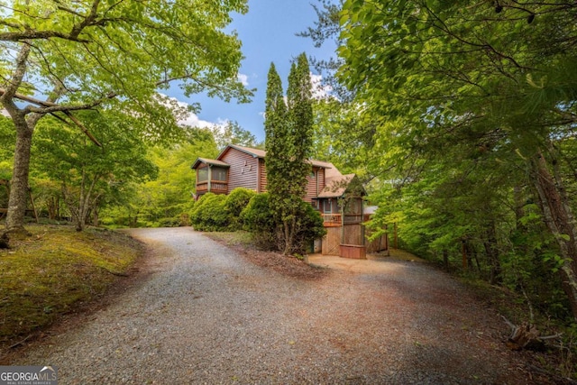 1600 My Mountain Rd, Morganton, GA 30560 - view of front facade with driveway