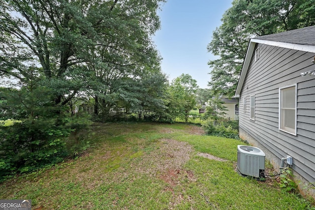 251 Lambeth Dr, Hiram, GA 30141 - view of green lawn with central AC unit