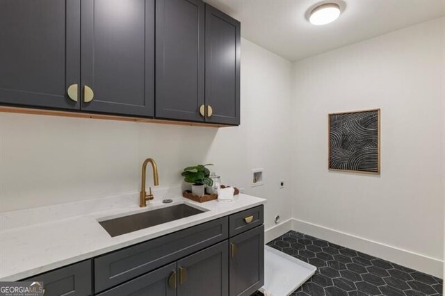 2000 Birmingham Rd, Milton, GA 30004 - laundry area with hookup for a washing machine, hookup for an electric dryer, and cabinet space