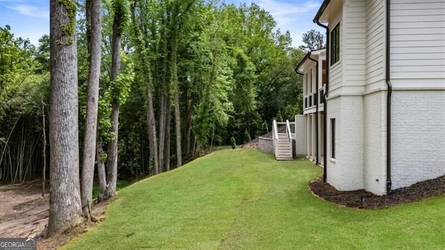2000 Birmingham Rd, Milton, GA 30004 - view of grassy yard featuring stairway
