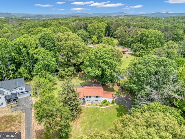 83 Summit Ridge Cir SE, Cartersville, GA 30120 - aerial view of property and surrounding area with a heavily wooded area