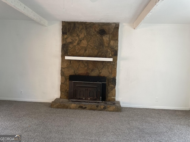 175 Thigpen Rd, Newnan, GA 30263 - detailed view of carpet floors and baseboards