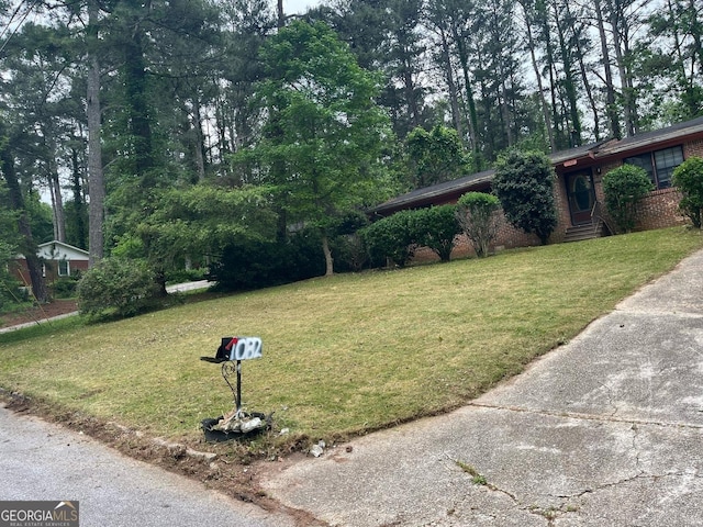 175 Thigpen Rd, Newnan, GA 30263 - view of grassy yard featuring entry steps