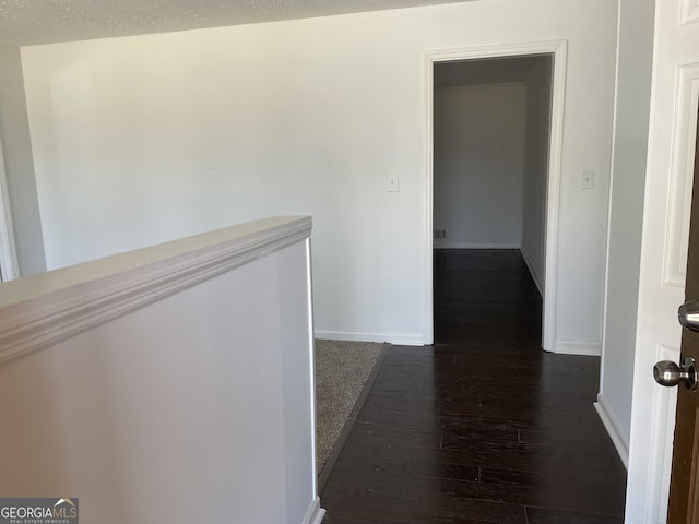 175 Thigpen Rd, Newnan, GA 30263 - hallway featuring dark wood-style flooring and baseboards