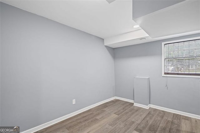 6997 Vesta Brook Dr, Morrow, GA 30260 - empty room with wood finished floors, baseboards, and recessed lighting