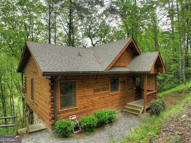 120 Christopher Dr, Ellijay, GA 30540 - view of front facade with roof with shingles