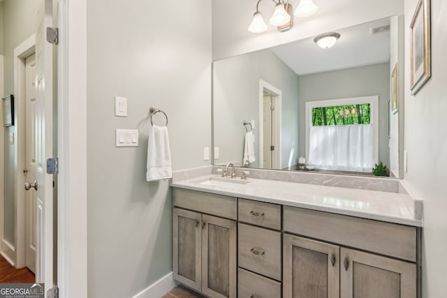 61 Deer Run Rdg, Big Canoe, GA 30143 - bathroom featuring vanity and baseboards