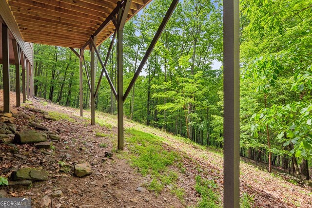 61 Deer Run Rdg, Big Canoe, GA 30143 - view of yard featuring a view of trees
