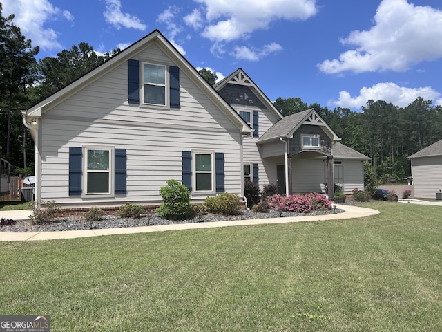 216 Springdale Estates Dr, Senoia, GA 30276 - view of front facade featuring a front yard