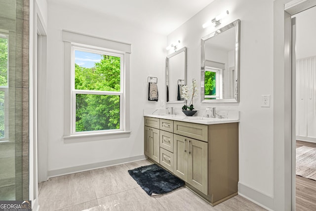 2318 Polar Rock Ter, Atlanta, GA 30315 - full bath with double vanity and baseboards