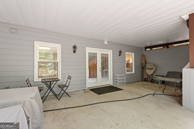 420 Windswept Ct, Roswell, GA 30075 - view of patio featuring french doors