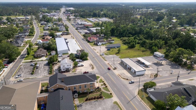 298 S Main St, Baxley, GA 31513 - aerial overview of property's location with nearby suburban area