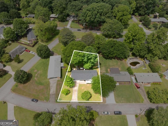 3890 Cherrydale Ln SE, Smyrna, GA 30082 - aerial view of property and surrounding area