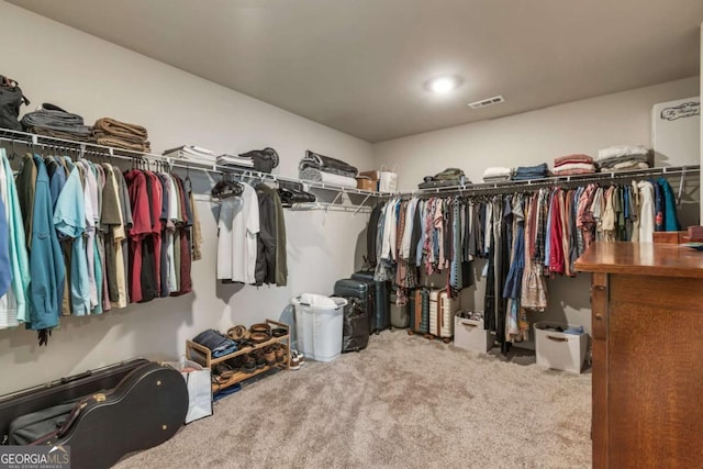 592 Eagles Nest Cir, Auburn, GA 30011 - walk in closet featuring carpet