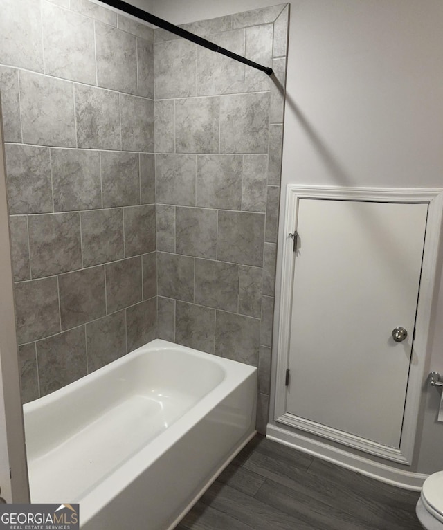 457 Panhandle Pl, Hampton, GA 30228 - bathroom featuring wood finished floors