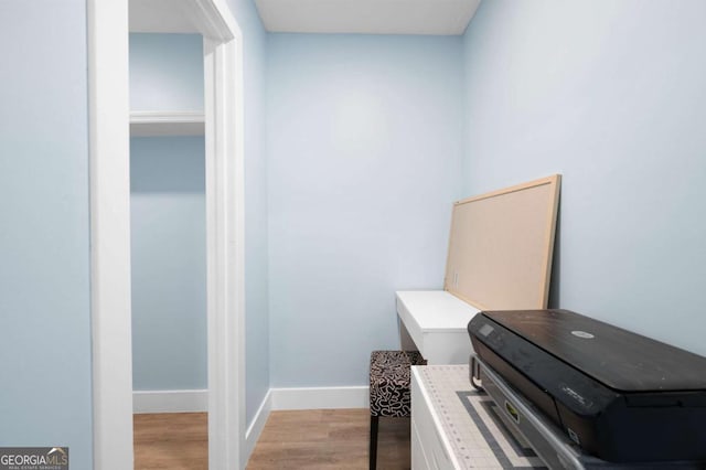 845 Lake Hollow Blvd SW, Marietta, GA 30064 - interior space featuring wood finished floors and baseboards