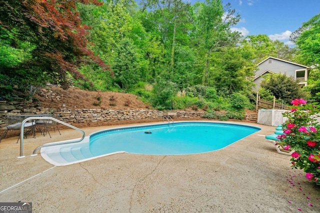 357 Breeze Hill Ln, Canton, GA 30114 - outdoor pool with a patio
