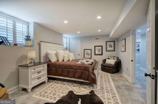 118 Arrowhead Dr, Cartersville, GA 30120 - bedroom with recessed lighting and baseboards