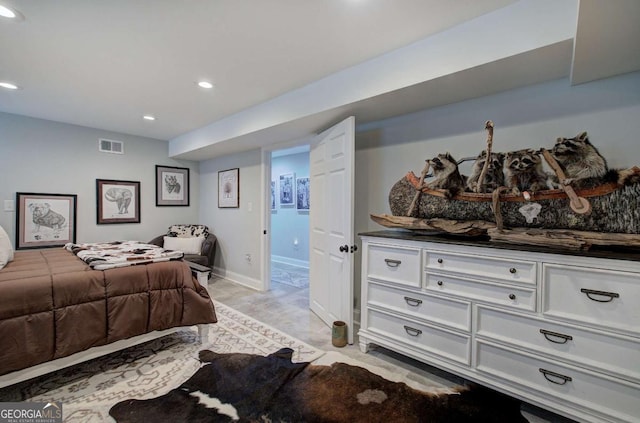 118 Arrowhead Dr, Cartersville, GA 30120 - bedroom featuring recessed lighting and baseboards