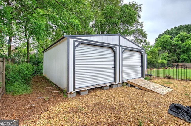 118 Arrowhead Dr, Cartersville, GA 30120 - view of outdoor structure with fence and an outbuilding