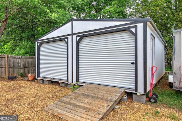 118 Arrowhead Dr, Cartersville, GA 30120 - view of outbuilding with fence and an outdoor structure