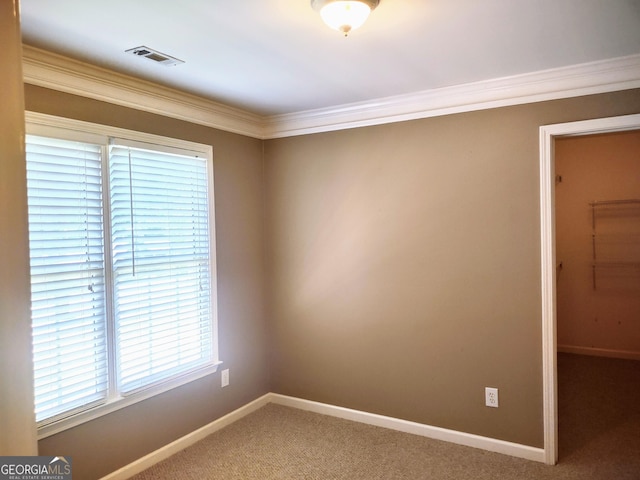 308 Bell Isle, Mcdonough, GA 30252 - empty room with light carpet, baseboards, and crown molding
