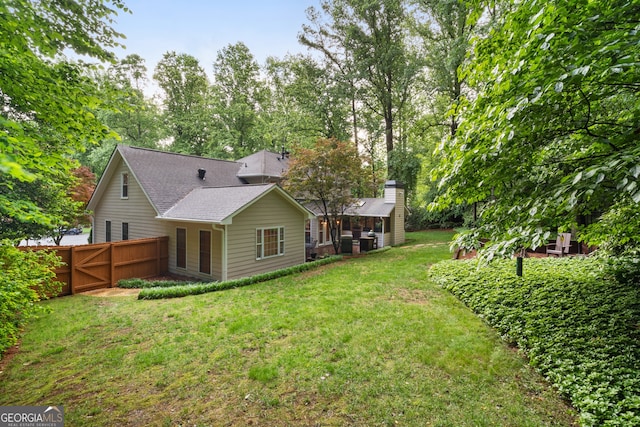 view of yard