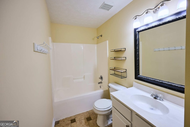 3350 Cooper Woods Dr, Loganville, GA 30052 - bathroom with toilet, vanity, and shower / bathtub combination