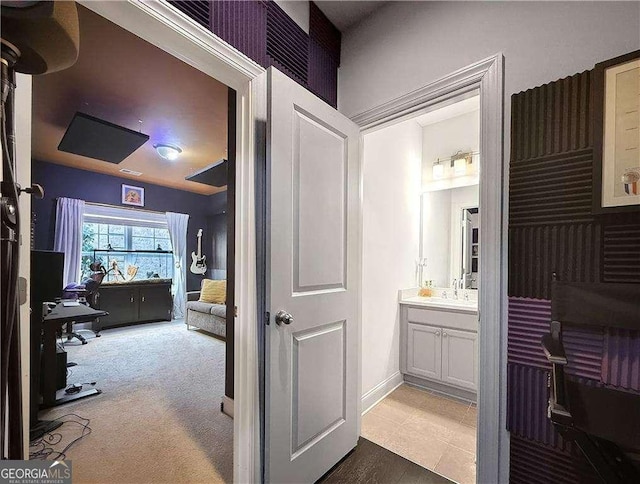 1127 Provence Ln, Decatur, GA 30033 - bathroom featuring vanity and baseboards