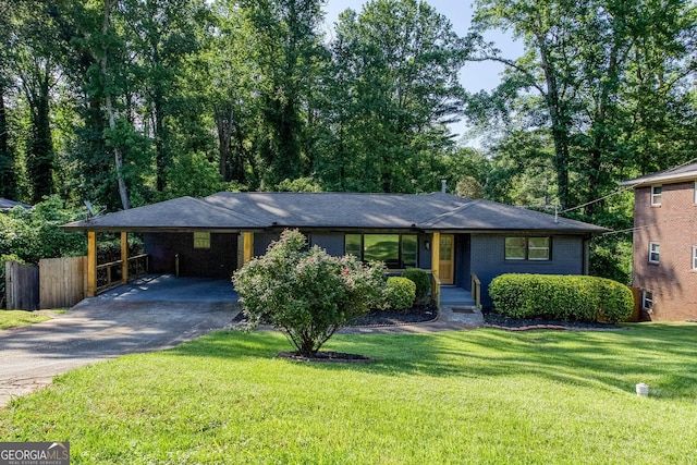3193 Trasher Cir, Decatur, GA 30032 - single story home with asphalt driveway and a carport