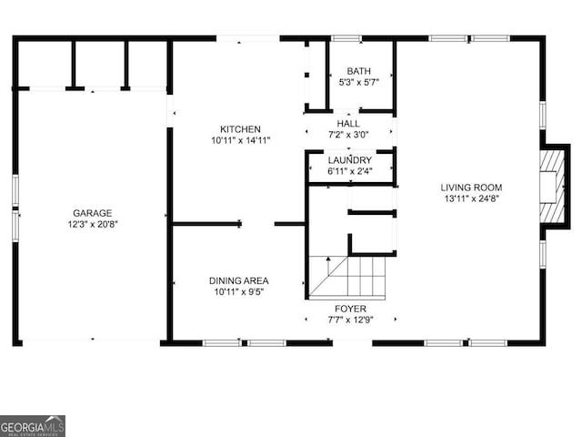 4657 Lou Ivy Rd, Peachtree Corners, GA 30096 - floor plan / room layout