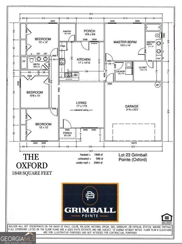 521 Doyle Ln Unit 23, Statesboro, GA 30458 - room layout