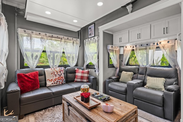 344 Choestoe Falls Cir, Blairsville, GA 30512 - living room with healthy amount of natural light and recessed lighting